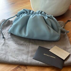 Bottega Veneta Baby Blue Mini Cloud Pouch